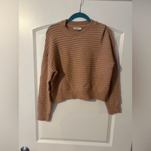 Forever 21 Ribbed Brown Sweater